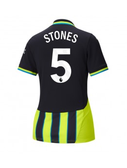 Manchester City John Stones #5 Zenski Gostujuci Dres 2024-25 Kratak Rukavima